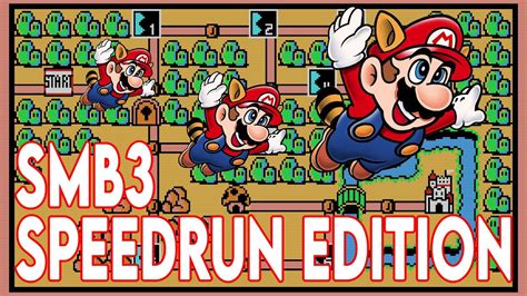 Super Mario Bros. 3 Speedrun Edition Warpless WORLD RECORD - YouTube