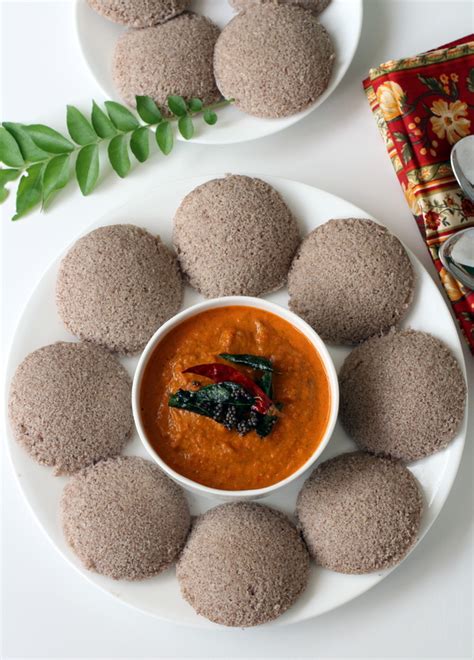 Ragi Idli - Healthy and nutritional ragi flour recipes for breakfast