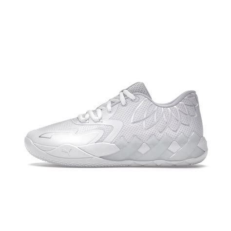 Puma LaMelo Ball MB.01 White SilverPuma LaMelo Ball MB.01 White Silver ...