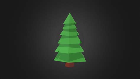 Low poly Coniferous tree - Download Free 3D model by Aathav [16fbadc] - Sketchfab