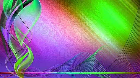 HD wallpaper: colorful, neon, green, purple, pink, light, abstraction ...