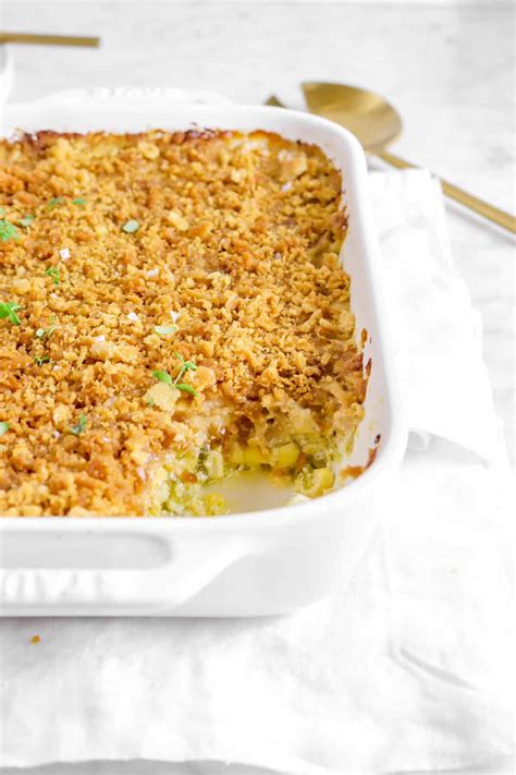 Shoepeg Corn and Green Bean Casserole - Bakers Table