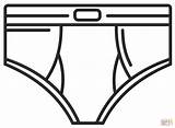 Underwear Coloring Page Sketch sketch template