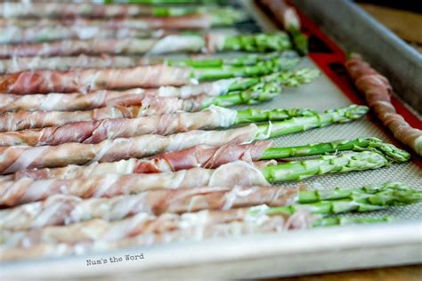 Prosciutto Wrapped Asparagus - Num's the Word