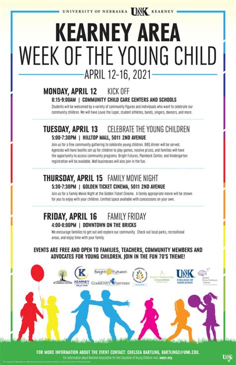 Week of the Young Child events planned April 12-16 in Kearney – UNK News