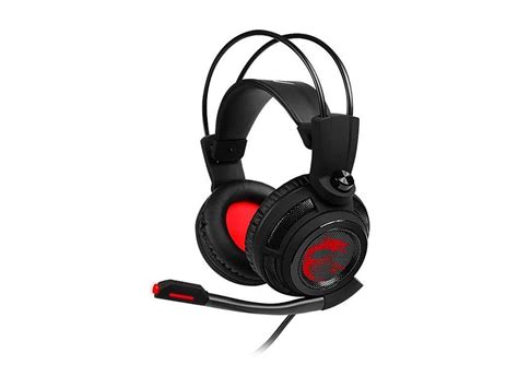 MSI Gaming Headset with Microphone, Enhanced Virtual 7.1 Surround Sound and Intelligent ...