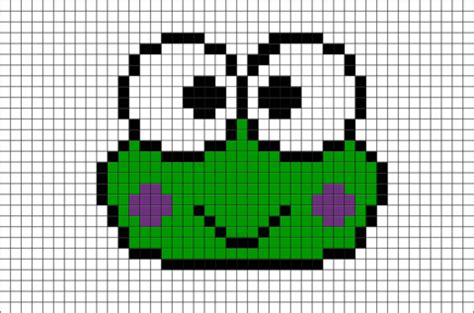 Kero Keroppi Pixel Art | Pixel art pattern, Easy pixel art, Pixel art