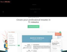 Resume Genius Product Details | Reviews, Pricing and Alternatives | 2024