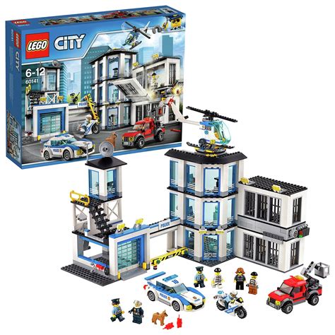 LEGO City Police Station, Helicopter Car & Bike Toys Reviews