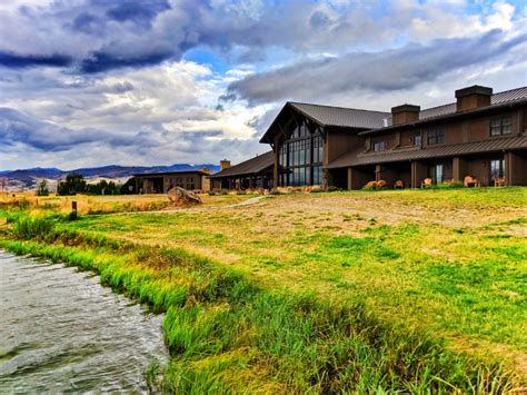 Lodge Buildings on lake at Sage Lodge Pray Montana 2 - 2TravelDads