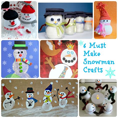 6 Must make Snowmen crafts | Tales of a Ranting Ginger