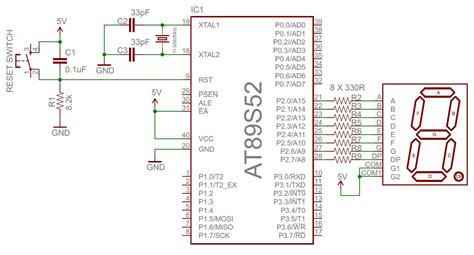 Seven Segment Display Circuit Diagram