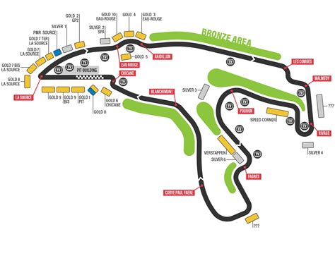 Map of the Grandstands | F1spa.com