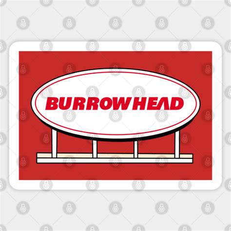 brurrowhead stadium - Burrowhead - Sticker | TeePublic