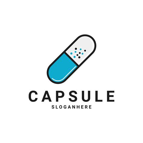 Capsule logo design creative idea 26971286 Vector Art at Vecteezy