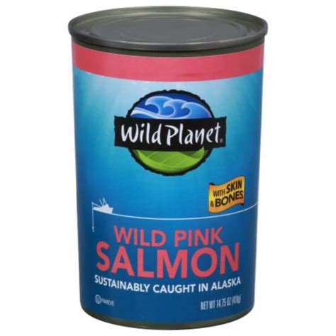 Wild Planet Salmon Wild Pink Canned, 12 pk / 14.75 oz - Kroger