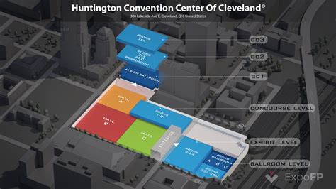 Huntington Convention Center of Cleveland floor plan