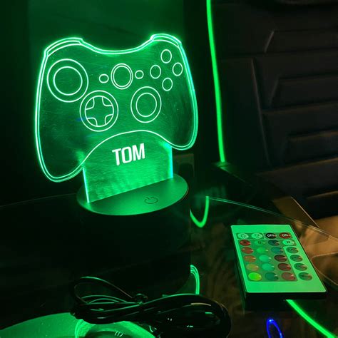 Personalised Xbox Controller LED Neon light base 7 light | Etsy