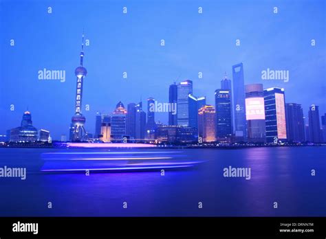 night view of shanghai Stock Photo - Alamy