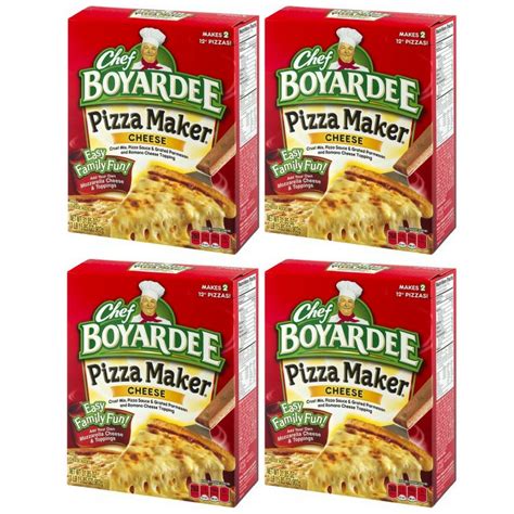 Amazon.com : Chef Boyardee, Cheese Pizza Kit, Makes 2 Pizzas, 31.85 Oz (Pack of 4) : Grocery ...