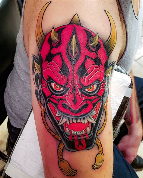 Getting Great Fastest Ways to Get Your Custom Oni Mask Tattoo ...