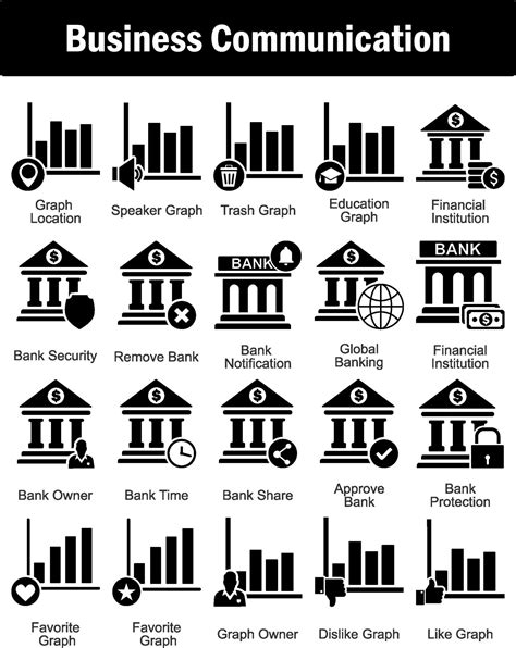 A set of 20 business icons as graph location, speaker graph, trash graph 28189840 Vector Art at ...