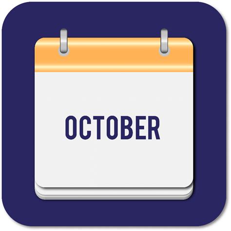 Download High Quality calendar clipart october Transparent PNG Images ...