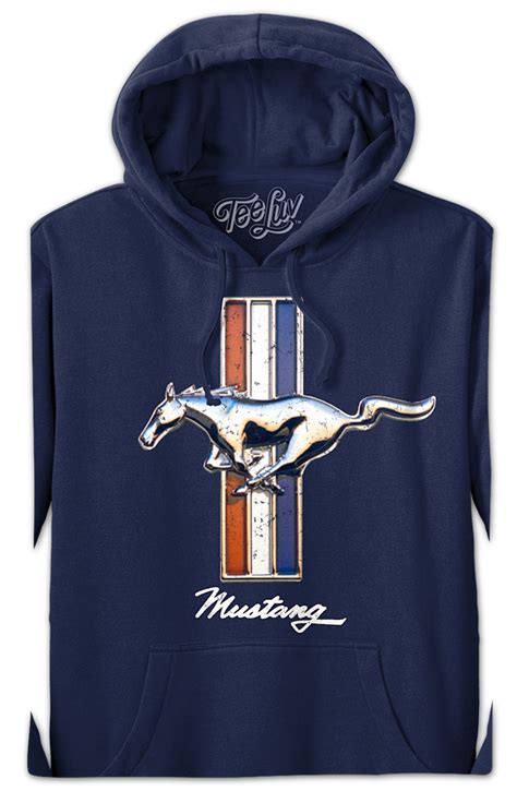 Vintage Mustang Logo Ford Hoodie