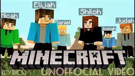 Shiloh & Bros |🎵I Wanna Live In A Minecraft World🎵| (Lyrics Video)⛏️ ...