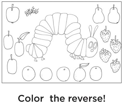 Very Hungry Caterpillar Coloring Pages - Coloring Home