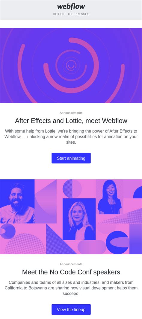 11 Inspirational Newsletter Design Examples + Types & Tips