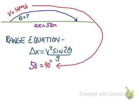 How To Find Range In Physics : Use mathjax to format equations. - Qhwizknnne