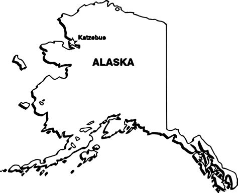 Alaska Map Coloring | Wecoloringpage.com