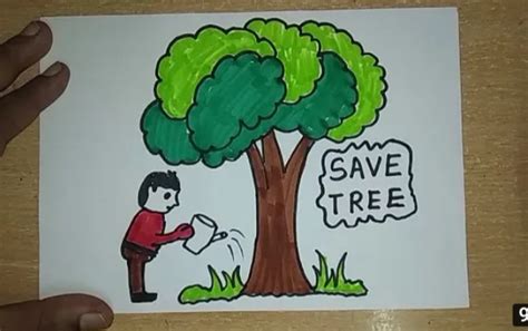 Save trees poster – India NCC