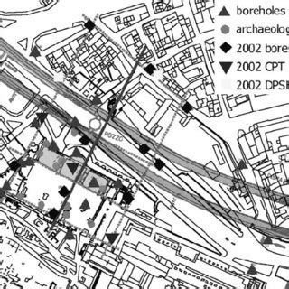 Plan of the area of the Basilica of Maxentius with the location of main ...