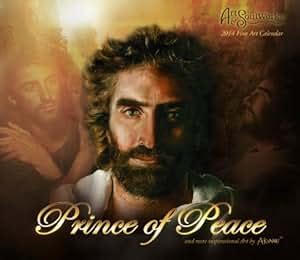 Amazon.com : Jesus "Prince of Peace" 2014 Wall Calendar ~ Art by Akiane ~ : Office Products