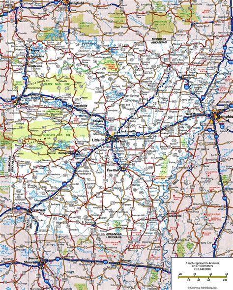 Large Detailed Roads And Highways Map Of Arizona State With All Cities ...