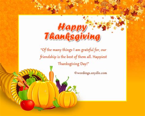 Happy Thanksgiving Day Greetings Messages – Wordings and Messages