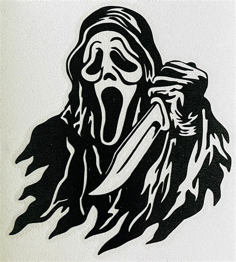 Ghostface Horror Decal Horror Movie Decal Horror Decal Car - Etsy