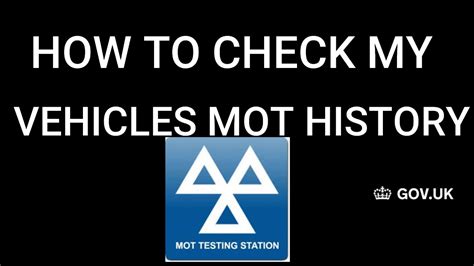 How to check your vehicles MOT History - YouTube