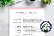 Pink Resume Template Bundle | Free Resume CV Download | Creative Market