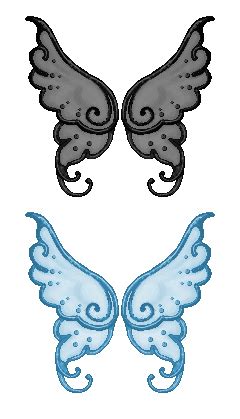 Pixel Butterfly Wings by umrae on DeviantArt