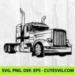 Semi Truck SVG, Truck Clipart, Semi Truck Cab clipart