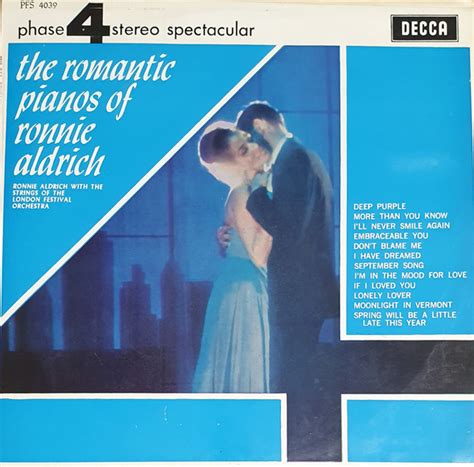 Ronnie Aldrich - The Romantic Pianos Of Ronnie Aldrich (1965, Vinyl) | Discogs