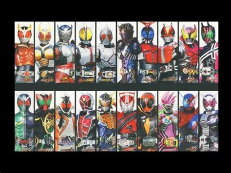 All Kamen Rider Henshin (Kuuga-Revice) - YouTube