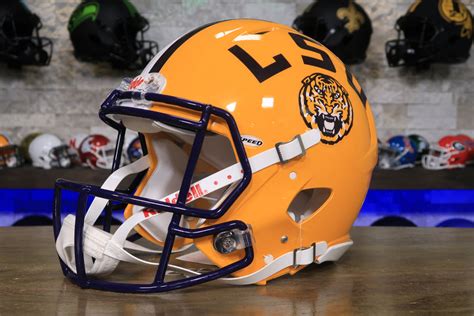 LSU Tigers Riddell Speed Authentic Helmet – Green Gridiron, Inc.