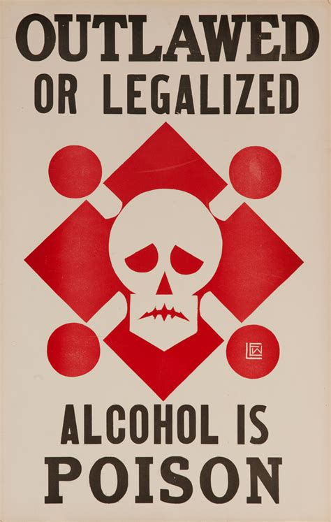 Alcohol Prohibition Posters