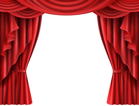 Red Theater Curtain Transparent PNG Clip Art Image | Gallery ...