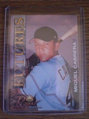 Miguel Cabrera 2001 rookie card FUTURES MVP royal | eBay