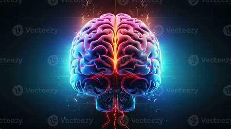 artificial human brain electronic ai generated 32458397 Stock Photo at ...